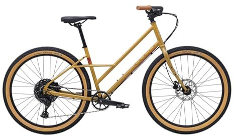 MARIN Acciaio 650b Komplettes Fahrrad 1 Stück, Gelb 2023, Blau (Blau), L