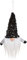 G. Wurm Weihnachtsdeko Wichtel schwarz | Weihnachtswichtel mit Pailletten | Dekofigur (15cm Anhänger schwarz)