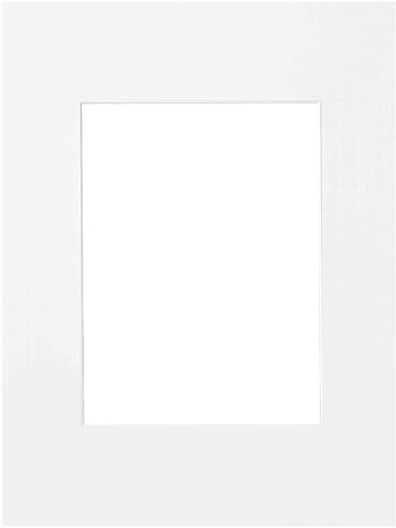 nielsen Passepartout Premium Karton 2,0 mm, Außenformat 60x80 cm für Bildformat 40x60 cm, weiß