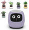 Maceta inteligente, macetas inteligentes AI, macetero inteligente 7 sensores inteligentes, pantalla LCD de chips AI, macetero de jardín con control de aplicación for el hogar, expresión inteligente (
