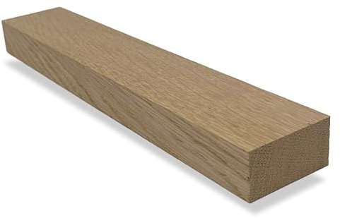ZUSCHNITTPROFI.DE® Massivholzleiste (2,8 x 5,6 x 30 cm) – naturbelassenes Holzpaneel aus massiver Eiche – DIY Holz für verschiedene Bau-Projekte