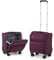 Hanke Softside Erweiterbares Gepäck, 16/20/24/28 Zoll, Handgepäck für Reisen, Kariertes Gepäck, Koffer mit Rollen & TSA-Gepäck, großer Koffer, Violett, 16-Inch Underseat, Handgepäck unter dem Sitz