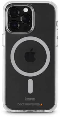 Hama Handyhülle „Extreme Protect“ für iPhone 14 Pro und MagSafe (D3O Bumper, stoßfest, sturzsicher, bruchsicher, durchsichtige iPhone Hülle ohne Vergilben, magnetisches Case für induktives Laden)
