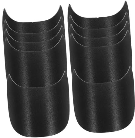 HOMOCONO 10pcs Hat Brim Inserts Shapers for Baseball Sun and Golf Caps Curved Design Visor Accessories Versatile Brim Replacement for Stylish Headwear