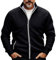 Big Promotion Lightning Deals Cocila Men's Cardigan Sweater Zip Sweater Chunky Cardigan Ribbed Knit Cropped Pocket Knitted Color Block Stand Collar Warm Ups Modern Con Outlet Clearance Uk Overstock