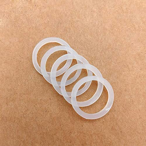 5pcs Silicone Washer 19.05 20 25 mm for CO2 Miroir de lentilles de focalisation au laser