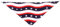 BESPORTBLE Hundehalstuch Mit Usa-Flagge Dreieckige Schals 3-teilig Haustierhalsband Lätzchen Für Geburtstagsanlässe Aus Weichem Polyester Zufälliger Stil