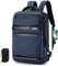 SPAHER Sac à Dos Voyage Bagage Cabine pour Easyjet Lufthansa Antivol Sac à Dos Ordinateur Portable 15.6 Pouces avec Port de Charge USB Bagage à Main Sac de Sport Scolaire Affaire Homme Femme Bleu