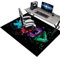 Bodenschutzmatte Bürostuhl Unterlage Schreibstuhlunterlage, 60 x 70 cm Gaming Stuhl Unterlage, Gaming Stuhlmatte für Hartholzboden, Gaming Teppich Unterlage-Kratzfest für Parkett und Hartböden