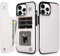 Coolden Handyhülle für iPhone 15 Pro Max Hülle Premium Klappbar Leder Hülle mit Kartenfach Ständer Magnetische Flip Case Brieftasche Dauerhaft Stoßfest Schutzhülle Cover für iPhone 15 Pro Max Weiß