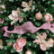 Melody Maison Hot Pink Sparkle Ruffle Christmas Tree Ribbon - 270cm