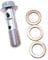 VOCUE 10 Pcs Motorcycle Banjo Bolts & Washers Brake Hoses Banjo Bolts Motorcycle Brake Caliper Banjo Bolts Screws Durbale