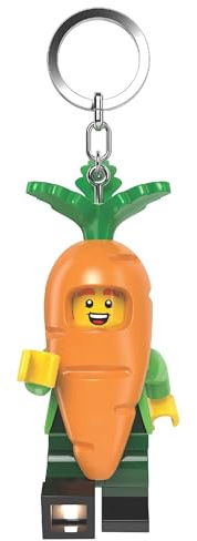 LEGO Schlüsselanhänger Licht – Karotten-Maskottchen (KE239H) groß, 7,6 cm hoch