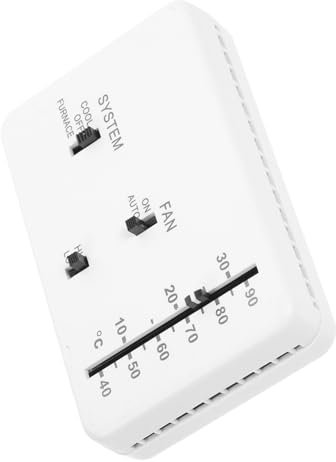 Gadpiparty Analoger Ofenthermostat Weißer Elektrischer Thermostat Zur Temperaturregelung