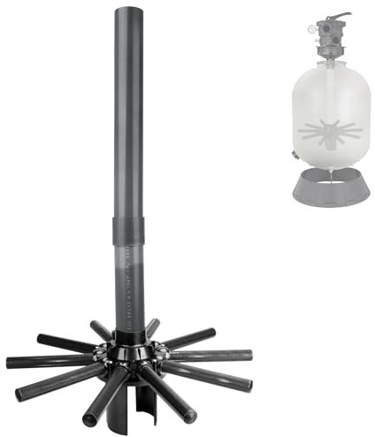 Rugam SX244DA Seitliche Montage mit Mittelrohr, kompatibel mit Hayward s244t Sandfiltertank, Spa-Pool-Gewinde, seitliche Montage für Hayward S244TC, S270T, S270T2 Sandfilter-Ersatzteile