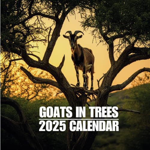 Goats in Trees 2025 Calendar: Perfect for Animal Lovers, Nature Enthusiasts, and Fans of the Unusual | Celebrate the Quirky Charm of Whimsical & Wild
