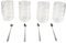 Gugxiom Lot de 4 tasses en verre transparent à double couche, motif en spirale, tasses en verre borosilicate, grande capacité, convient pour les boissons glacées, le café, le thé au lait, les