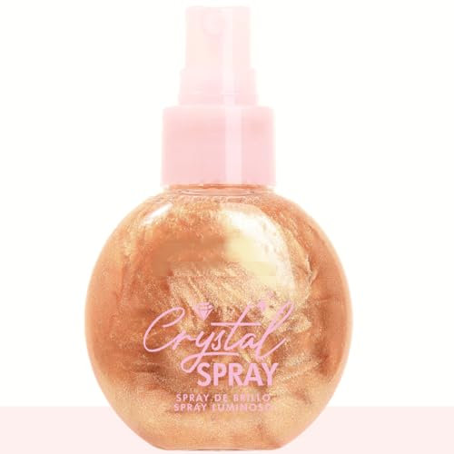 KARLOR Liquid Highlighter Spray Face Body Glitter Gold Liquid Highlighter Shimmer Blended Glow Body Glitter Face Creamy Glitter Gel Body Cream with Glitter (03#Gold)