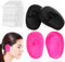OUNONA 2Paires Oreilles Silicone Lot pour Protection Lors de Capillaire et Confort et Durabilité Accessoire Pratique