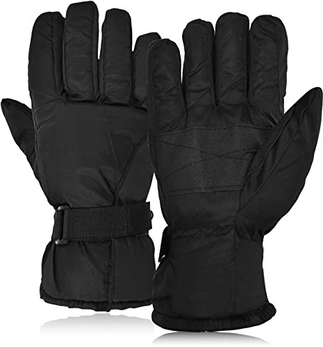 Gants de Ski Homme Femme, Imperméables Thermique Neige Ski Snowboard Cyclisme Motoneige Moufles Chaudes Chauffe-Mains, Gants Snowboard Moto Cyclisme Randonnée pour D'hiver Les Activités Plein Air