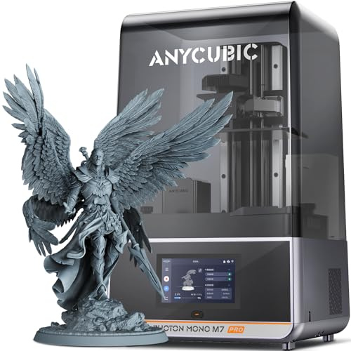 ANYCUBIC Photon Mono M7 PRO 14K Harz 3D-Drucker | 170 mm/h Höchstgeschwindigkeit | 10,1 Zoll COB LighTurbo 3.0 | Dynamische Heizung | 223x126x230mm Bauraum