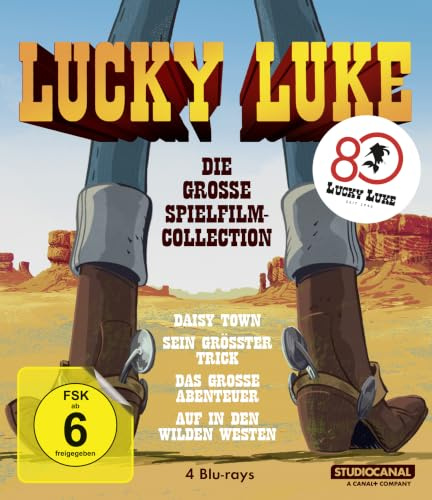 Lucky Luke: Die große Spielfilm-Collection (4 Blu-rays)