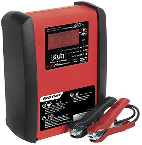 Sealey Spi15S Chargeur de Batterie Intelligent 15 A 12 V