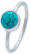 mantraroma Ring Damen Silber 925 Türkis Edelstein türkis schlicht modern