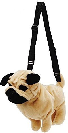 Sunny Toys Tasche Mops aus Plüsch 35cm (Mops)