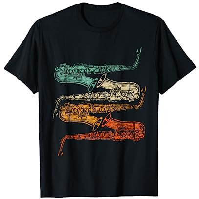 Retro Saxophon T-Shirt T-Shirt