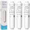 AllSpares Filtre à eau (3pcs) de Réfrigérateur pour o.a. Samsung HAFEX DA29-10105J / LG 5231JA2010B / ADQ73693901 / WPRO USC100