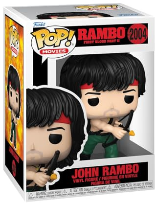 Funko POP! Movies: Rambo S2- John Rambo w/Bow - Sammelbare Vinylfigur - Geschenkidee - Offizielles Merchandise - Spielzeug für Kinder & Erwachsene - Modellfigur für Sammler und zur Ausstellung