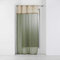 Douceur d'Intérieur, Voilage à Oeillets (140 x 240 Cm) Greenybel Vert, Voile Sablé Finition Top Jute