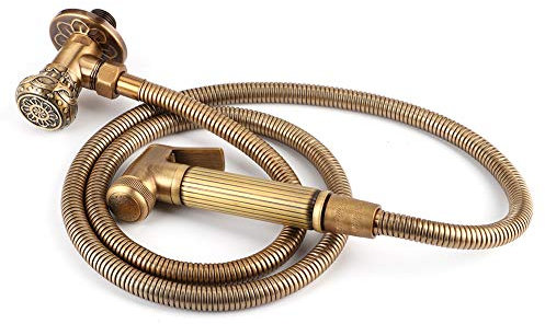 Pulvérisateur de toilette de Bidet tenu dans la main, ensemble de pulvérisateur de Bidet de salle de bains en laiton Vintage