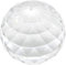 Bola de Cristal Transparente con Forma de Prisma de Arco Iris, Bola facetada para Ventana, Feng Shui, decoración de jardín en casa o Oficina (120 mm)