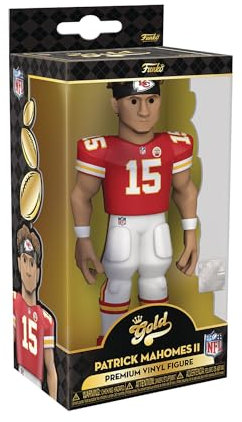 Funko Gold 5 NFL: Chiefs - Patrick Mahomes - 1/6 Quote Für Seltene Chase-Variantease - Sammelbare Vinyl-Actionfigur - Geschenkidee Zum Geburtstag - Offizielle Handelswaren - Für Ihre Sammlung