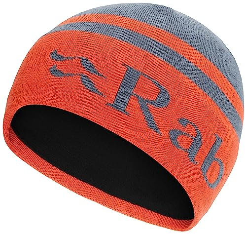 RAB Logo Band Mütze, Orion Blue-red Grapefruit, one Size