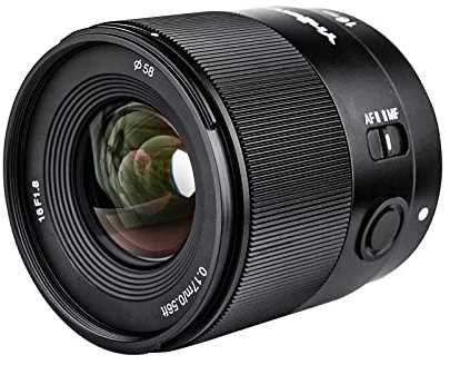Yongnuo YN16MM F1.8S Lens for Sony E-Mount - 16mm Wide Angle Prime, F1.8 Large Aperture APS-C Frame Auto Focus Lens