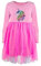 JOPHY & CO. Vestito Ragazza Principessa Unicorno Abito Bambina Festa Tulle Manica Lunga & Manica Corta (cod. 8900) (10 Anni, Fucsia 8901)