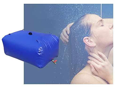 SHUITUKOUU Faltbarer Wasserspeicherbeutel mit großer Kapazität, Wasserspeicherblase, Flexibler Regenwasserbeutel for den Außenbereich, Notfall-Trinkbehälter (Size : 1x0.7x0.5 m/350 L/92 Gallon)