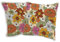 SKYDAWNY Retro 70er Jahre Groovy Flowers Throw Kissenbezug 45,7 x 45,7 cm, bunte dekorative Kissenbezüge Set von 2 für Zuhause Wohnzimmer Bett Sofa Schlafzimmer Dekor Fälle quadratisch Outdoor