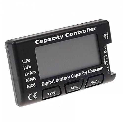 Heemol Digital Batterietester Batterie Kapazität Controller Tester CellMeter7 mit LCD für LiPo LiFe Li-Ion Nicd NiMH Batterie.