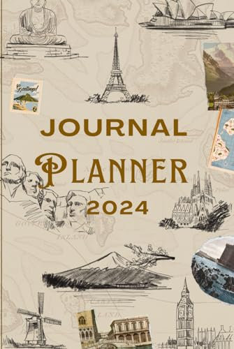 Calendar Travel planner 2024: Travel Journal Notebook with calendar 2024