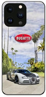 NDMUS Rundumschutz Handyhülle, für Bugatti Stilvolles Auto-Emblem-Erscheinungsbild Dünn Full Body Protection Stoßfest, für,iPhone 13 pro max case