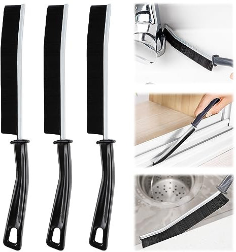 Cepillo Limpieza Grietas Crevice Gap Cleaning Brush, Cepillo de Limpieza se Grietas de Cerdas Duras Cepillo de Limpieza de hendiduras, Cepillo de Limpieza para Huecos para Baño, Cocina