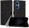 Netany Étui pour Huawei Honor X7 4G, Housse en Cuir PU avec [Protection Antichoc TPU] [Fonction Support] [Porte-Cartes ] Antichoc Magnétique Coque pour Honor X7 4G - Noir