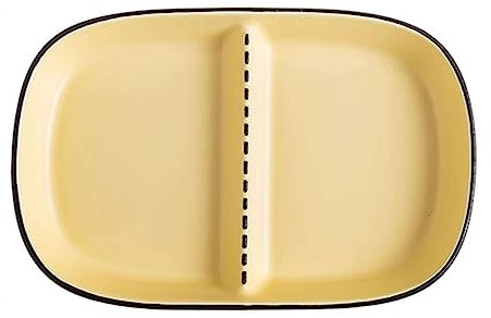 Assiette de contrôle des portions, assiettes divisées en céramique de couleur unie for adultes, assiettes bariatriques for le contrôle des portions, passe au micro-ondes et au lave-vaisselle, kaki, ro