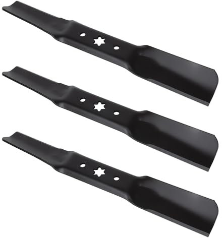 RANSOTO Lame de tondeuse compatible avec le tracteur à gazon Deck MTD Cub Cadet RZT S54 L54 Troy Bilt de 137,2 cm remplace 942-05056A, 742-05056