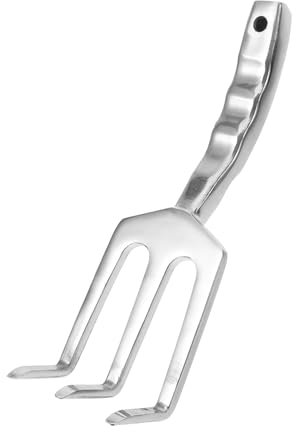 BCOATH Garten Harke Klein Gartenwerkzeug-Set Laubgreifer Rechen Gartenerde Rechen Bodenrechen Lockern Grubber Japanischer Rechen Rasenrechen Strauchrechen Laubrechen Für Den Garten Aluminiumlegierung