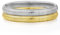Emibele Armband-Set 2 Stück, 8mm Rostfreier Stahl Armband Stapelbares Stretch-Armband Elastisches Schlangenketten-Armband, Einfaches Modisches Stapelarmband für Frauen Teenager, Gold & Silber